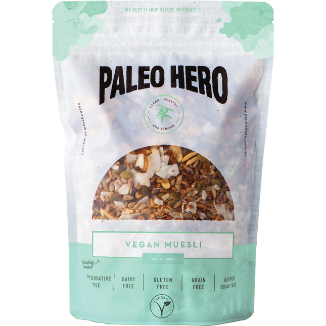 Paleo Hero Vegan Muesli 400g