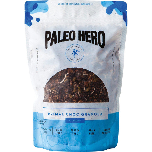 PALEO HERO Primal Choc Granola 750g | Breakfast Cereal