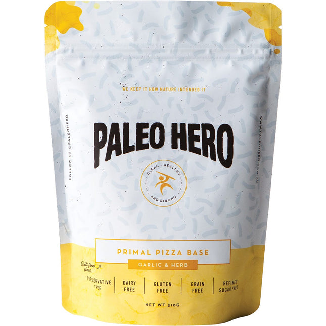 PALEO HERO Primal Pizza Base Mix Garlic & Herb 310g | Herbs & Spices