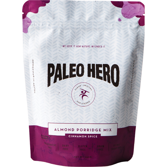 Paleo Hero Almond Porridge Mix Cinnamon Spice 250g