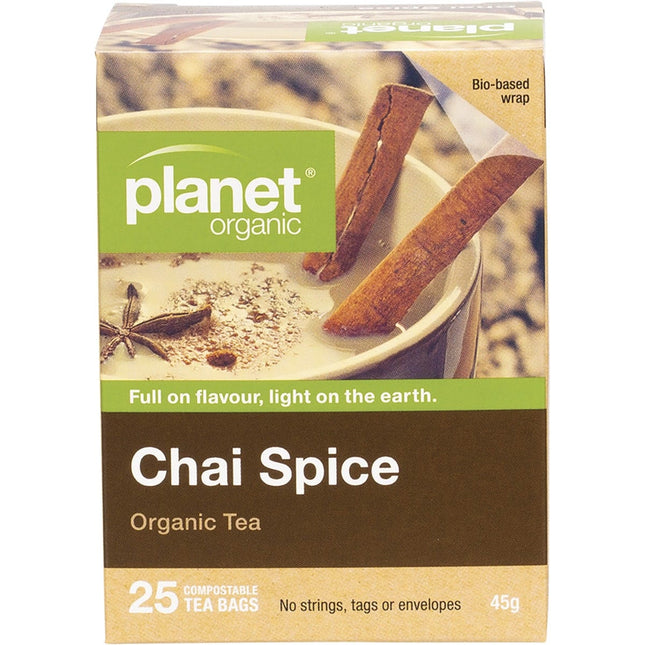 Planet Organic - Chai Spice Herbal Tea Bags