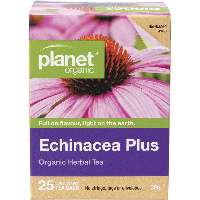 Planet Organic - Echinacea Plus Herbal Tea Bags - 25pk