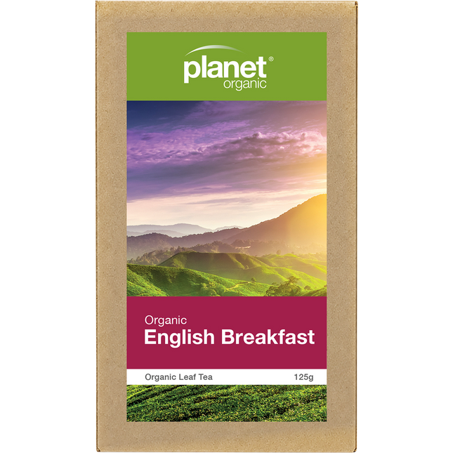Planet Organic English Breakfast Herbal Loose Leaf Tea 125g