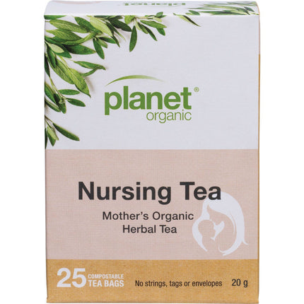 Planet Organic - Mother's Nursing Herbal Tea Bags - 25pk