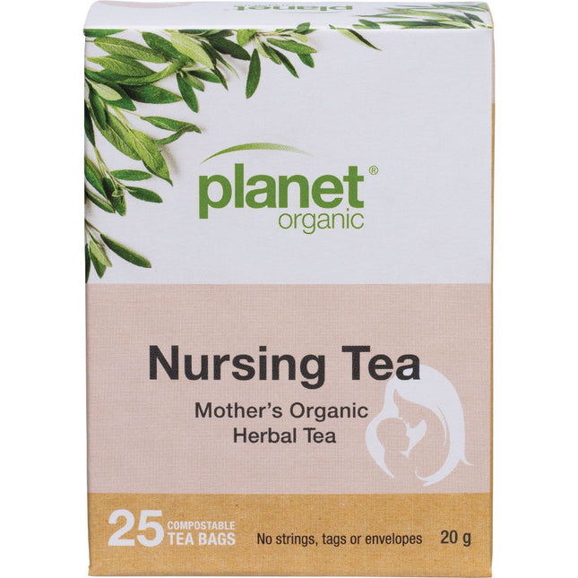 Planet Organic - Mother's Nursing Herbal Tea Bags - 25pk