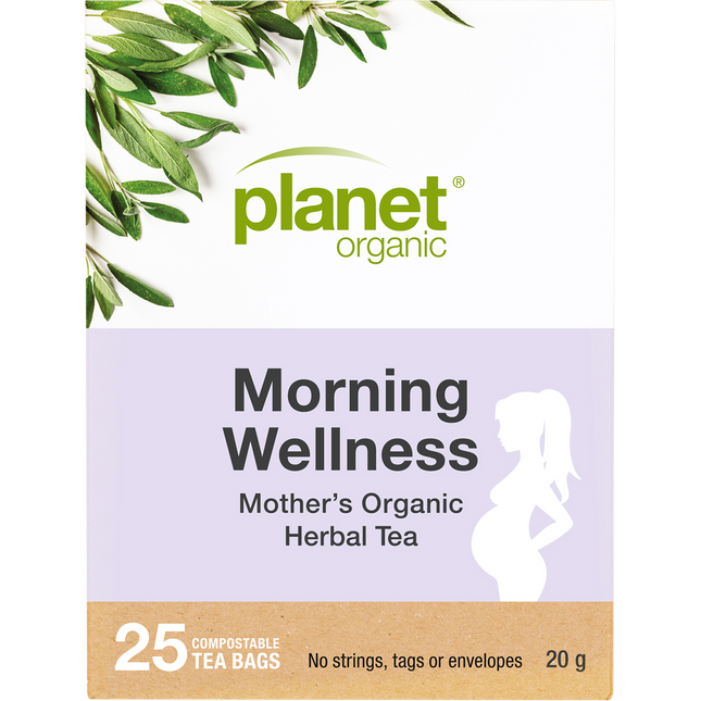 Planet Organic Mother's Morning Wellness Herbal Tea Bags 25pk