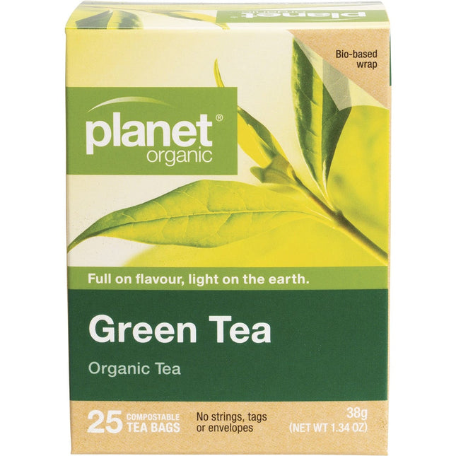 Planet Organic - Green Tea Herbal Tea Bags