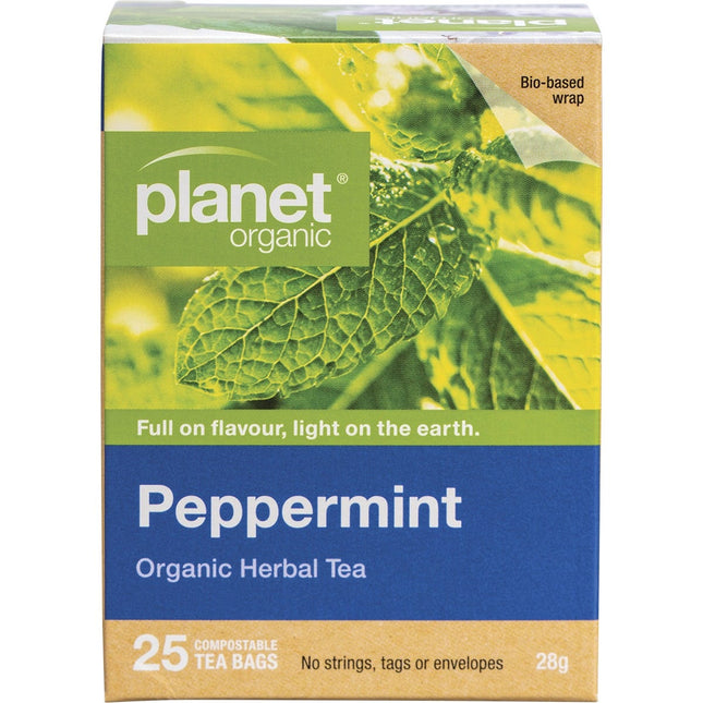Planet Organic - Peppermint Herbal Tea Bags