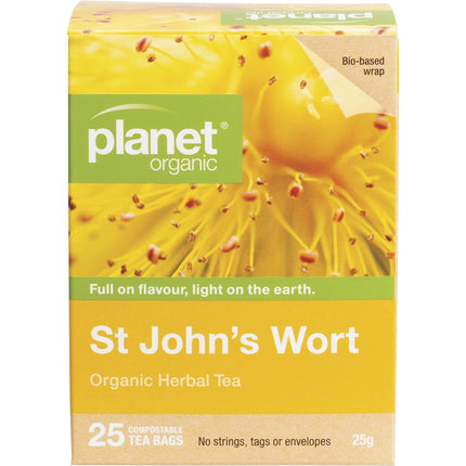 Planet Organic - St John's Wort Herbal Tea Bags - 25pk