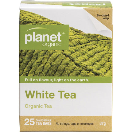 Planet Organic - White Tea Herbal Tea Bags - 25pk