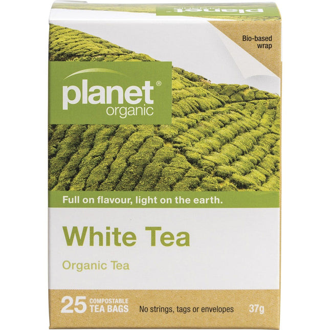 Planet Organic - White Tea Herbal Tea Bags - 25pk