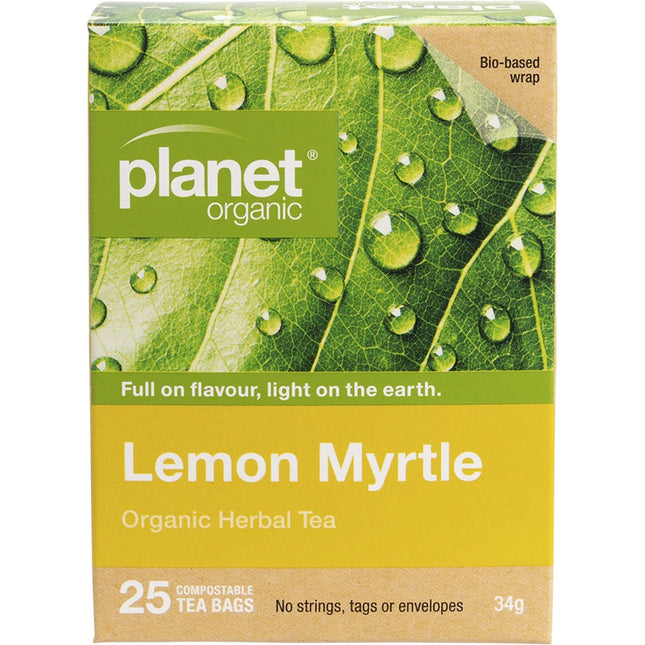 Planet Organic - Lemon Myrtle Herbal Tea Bags - 25pk