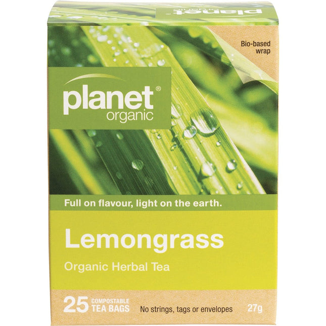 Planet Organic - Lemongrass Herbal Tea Bags - 25pk