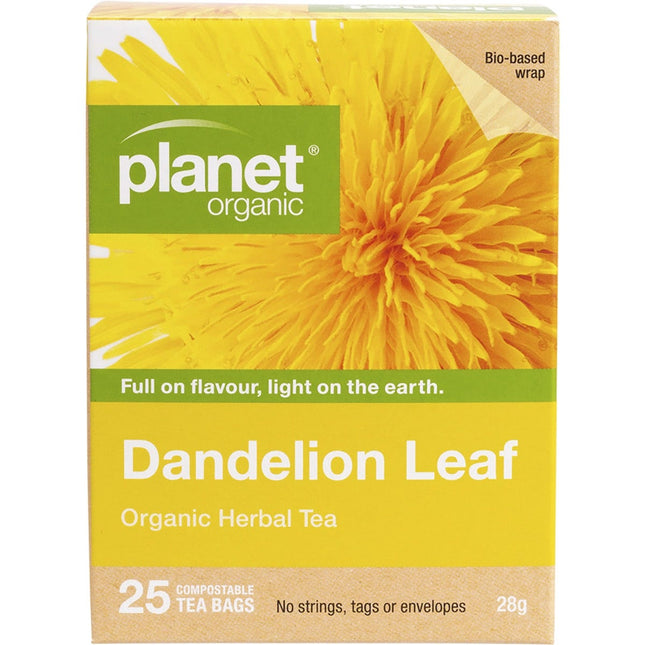 Planet Organic - Dandelion Leaf Herbal Tea Bags - 25pk