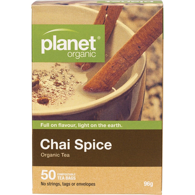 Planet Organic - Chai Spice Herbal Tea Bags