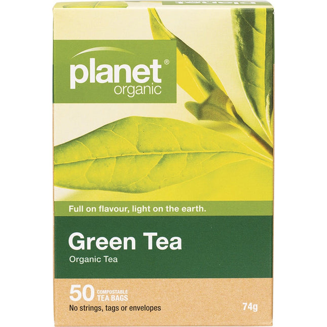 Planet Organic - Green Tea Herbal Tea Bags