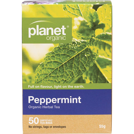 Planet Organic - Peppermint Herbal Tea Bags