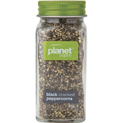 PLANET ORGANIC - BLACK WHOLE PEPPERCORNS 50G
