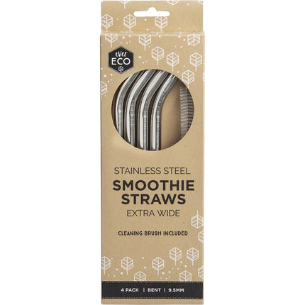 Ever Eco - Stainless Steel Straws Bent Smoothie
