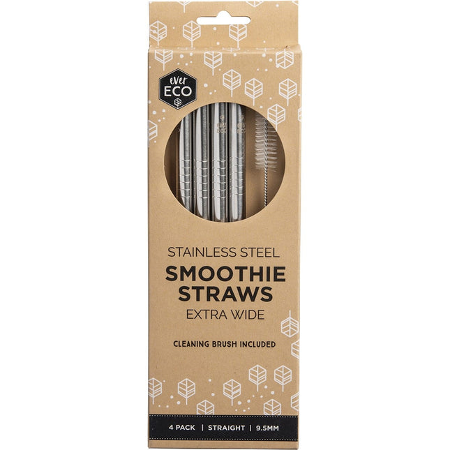 Ever Eco - Stainless Steel Straws Straight Smoothie