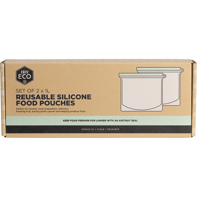 Ever Eco - Reusable Silicone Food Pouches 1L