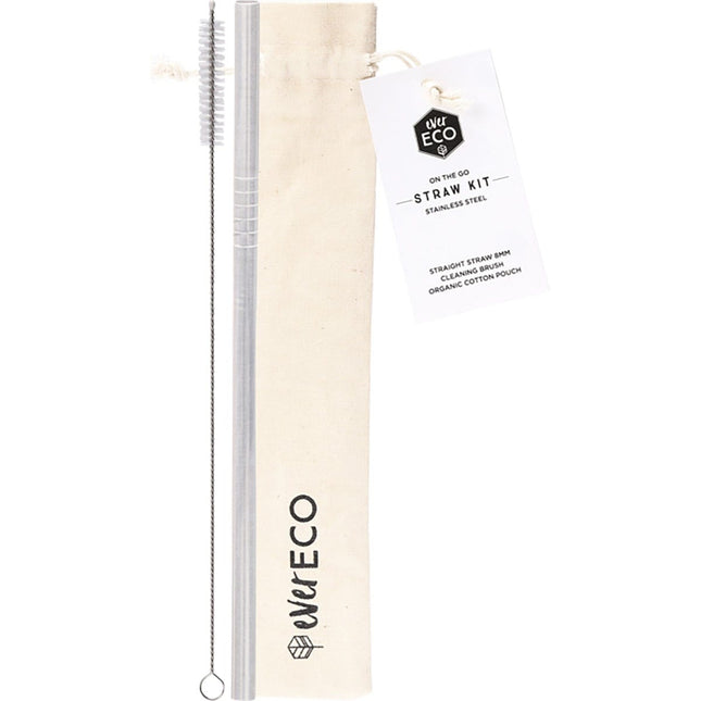 EVER ECO - STAINLESS STEEL STRAW KIT STRAIGHT