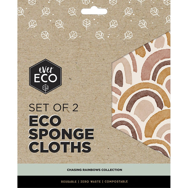 Ever Eco - Eco Sponge Cloths Chasing Rainbows Collection