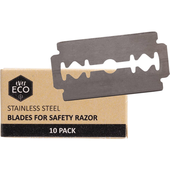 Ever Eco - Safety Razor Stainless Steel Blades Refill Pack - 10pk