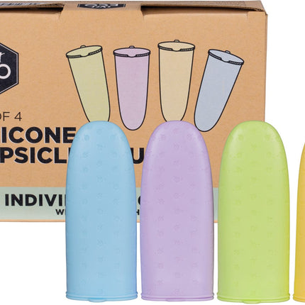 Ever Eco - Silicone Popsicle Moulds - 4pk