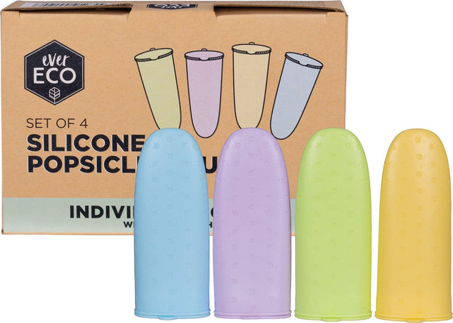 Ever Eco - Silicone Popsicle Moulds - 4pk