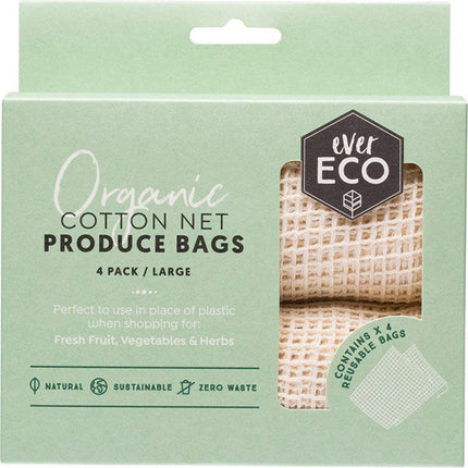 Ever Eco - Reusable Produce Bags Organic Cotton Net