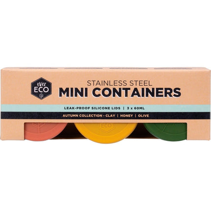 Ever Eco - Stainless Steel Mini Containers Autumn Leak Resistant