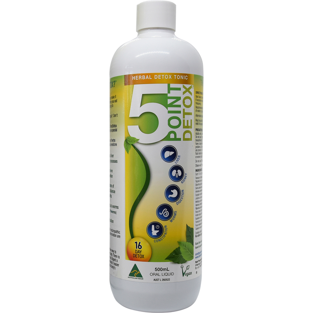 5PointDetox Herbal Detox Tonic 500ml