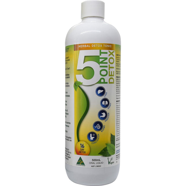 5PointDetox - Herbal Detox Tonic - 500ml