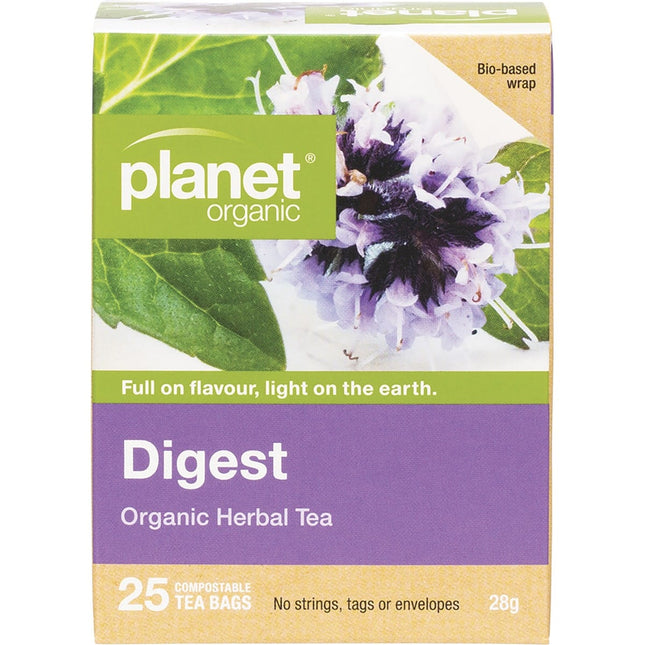 Planet Organic - Digest Herbal Tea Bags - 25pk
