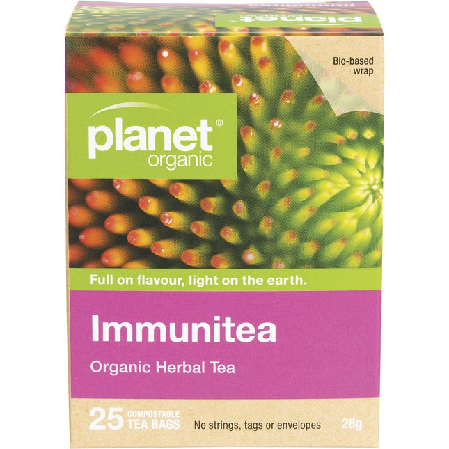 Planet Organic - Immunitea Herbal Tea Bags - 25pk