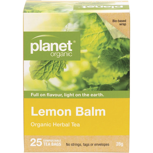Planet Organic - Lemon Balm Herbal Tea Bags - 25pk