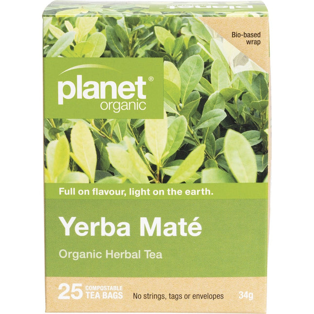 Planet Organic - Yerba Maté Herbal Tea Bags - 25pk
