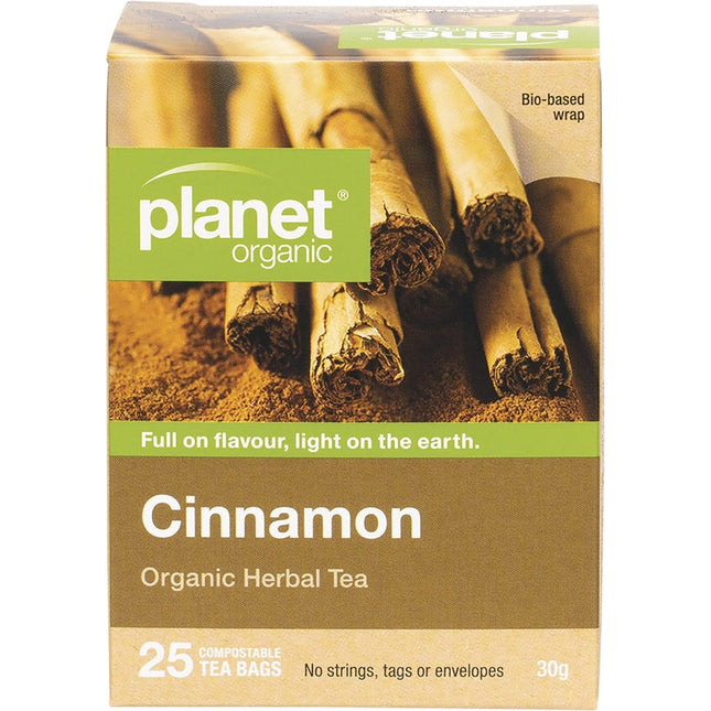 Planet Organic - Cinnamon Herbal Tea Bags - 25pk