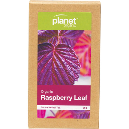 Planet Organic - Raspberry Leaf Herbal Loose Leaf Tea - 35g
