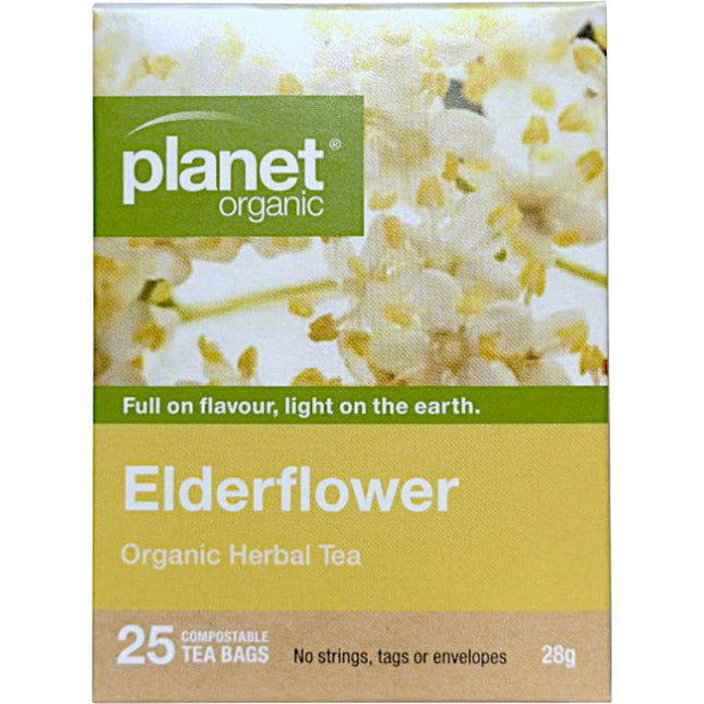 Planet Organic - Elderflower Herbal Tea Bags - 25pk