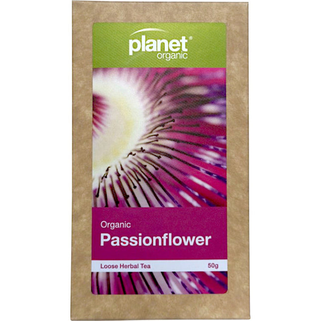 Planet Organic - Passionflower Herbal Loose Leaf Tea - 50g