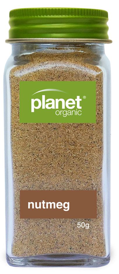 PLANET ORGANIC NUTMEG GROUND 50G