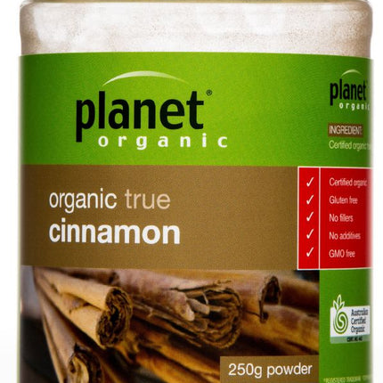 PLANET ORGANIC CINNAMON TRUE POWDER 250G