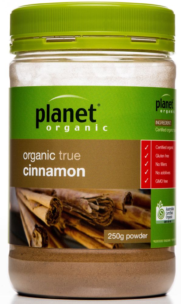 PLANET ORGANIC CINNAMON TRUE POWDER 250G