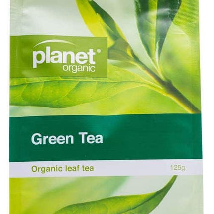 PLANET ORGANIC TEA GREEN LOOSE LEAF 125G