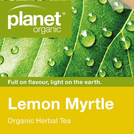 PLANET ORGANIC TEA LEMON MYRTLE X 25 TEA BAGS