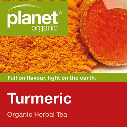 PLANET ORGANIC TEA TURMERIC X 25 TEA BAGS