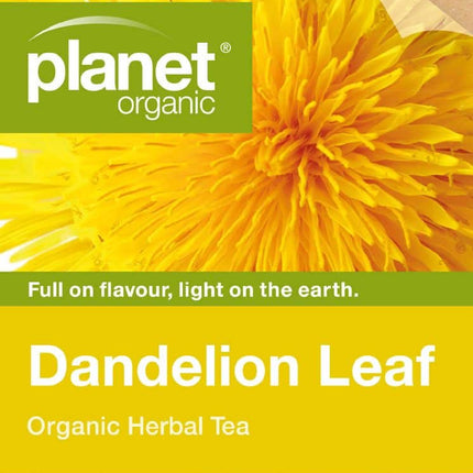 PLANET ORGANIC TEA DANDELION X 25 TEA BAGS
