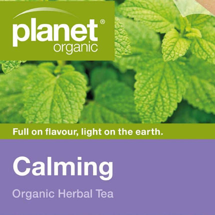 PLANET ORGANIC TEA CALMING X 25 TEA BAGS